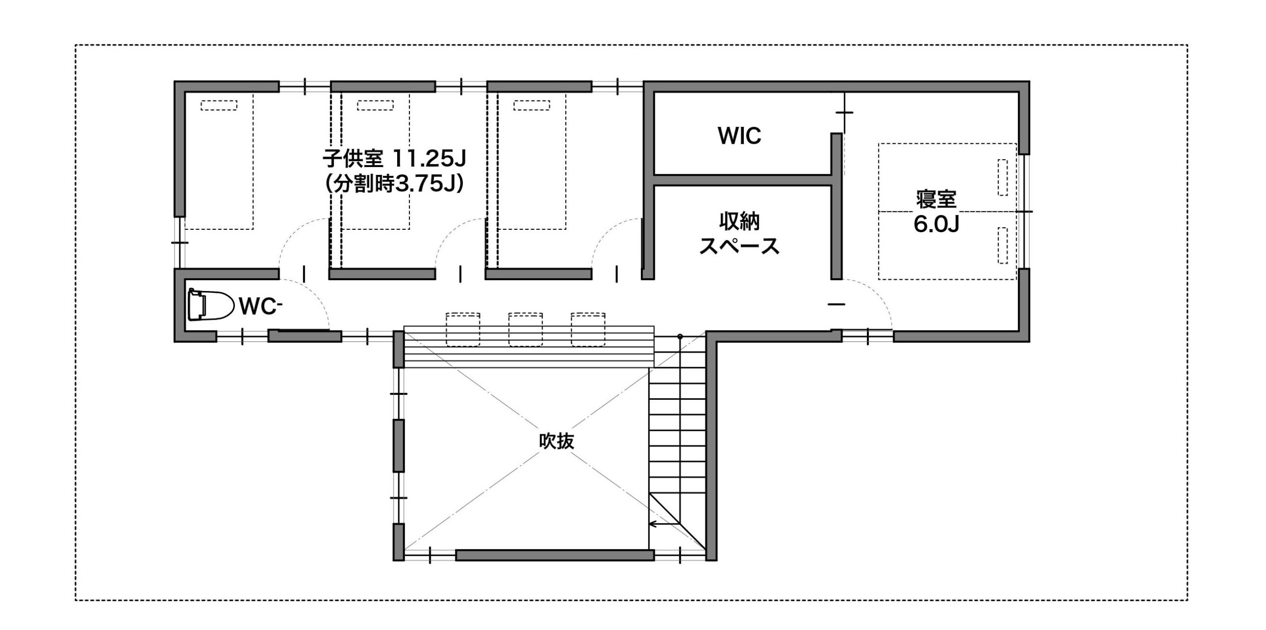 実例①【30坪～35坪】2F