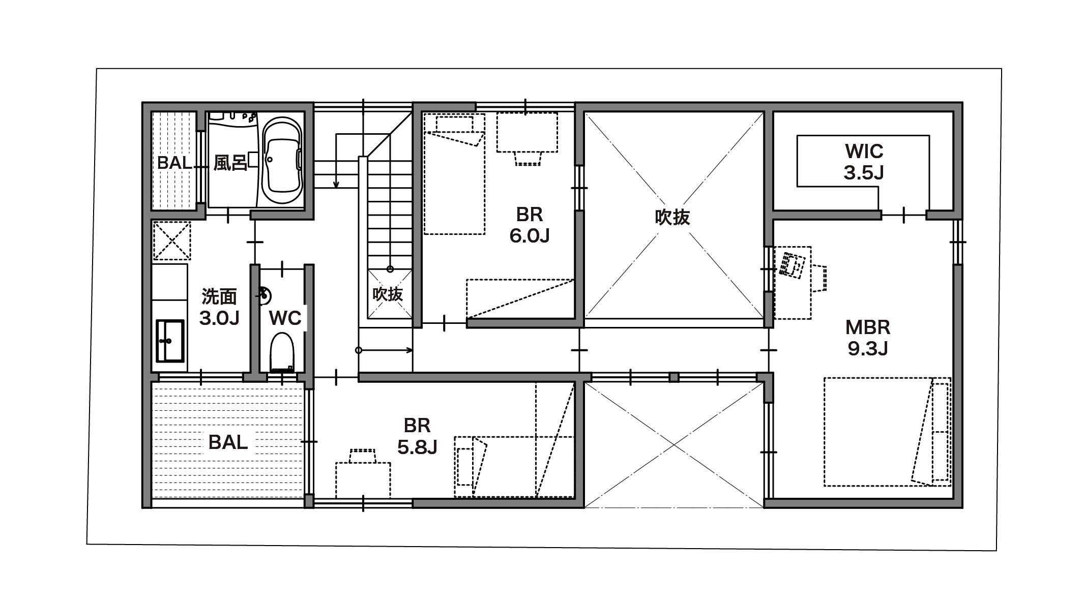 実例③【35坪～40坪】2F