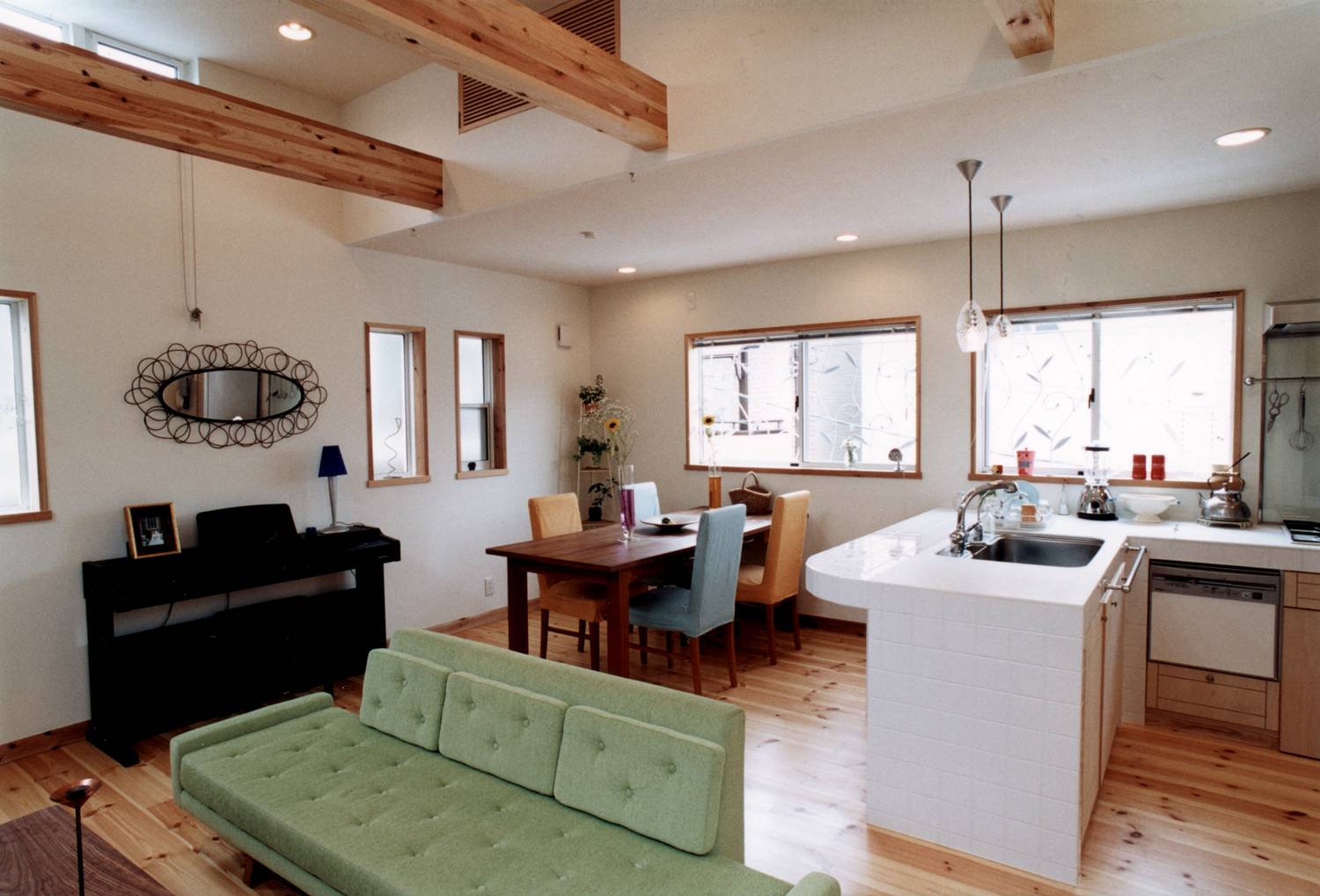 注文住宅・デザイン住宅建築実例_LDK