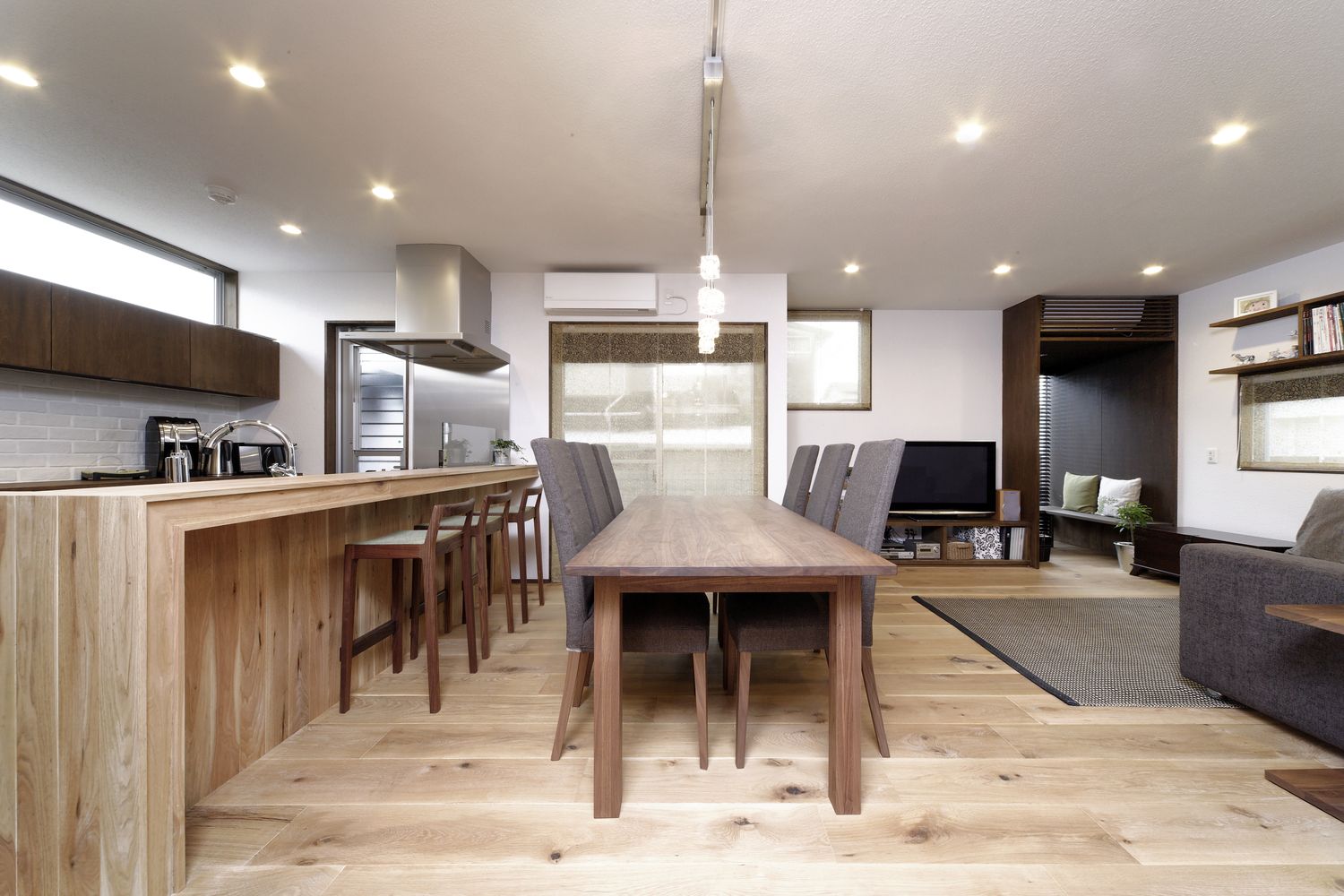 注文住宅・デザイン住宅建築実例_LDK