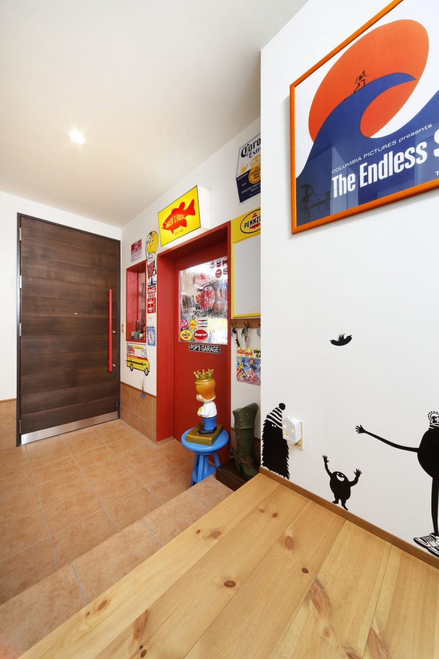 注文住宅・デザイン住宅建築実例_玄関