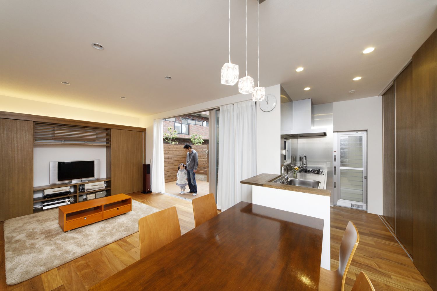 注文住宅・デザイン住宅建築実例_LDK