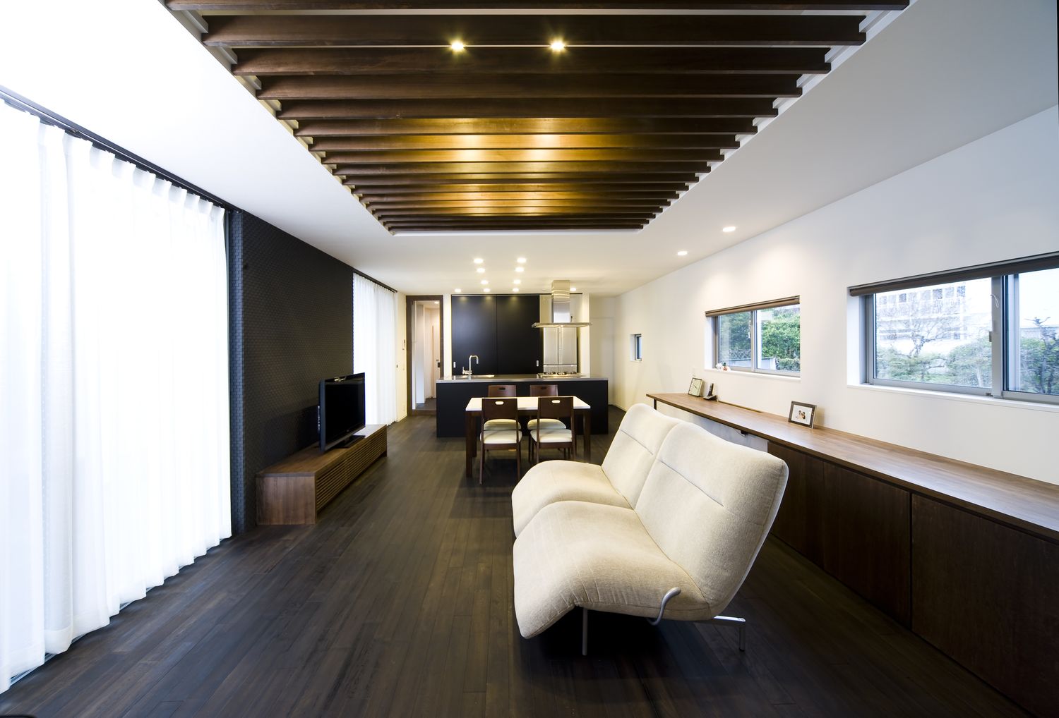 注文住宅・デザイン住宅建築実例_LDK