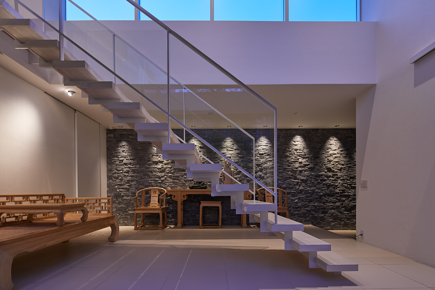 注文住宅・デザイン住宅建築実例_階段 注文住宅・デザイン住宅建築実例_『CASE455 N邸（社長の邸宅）』_階段