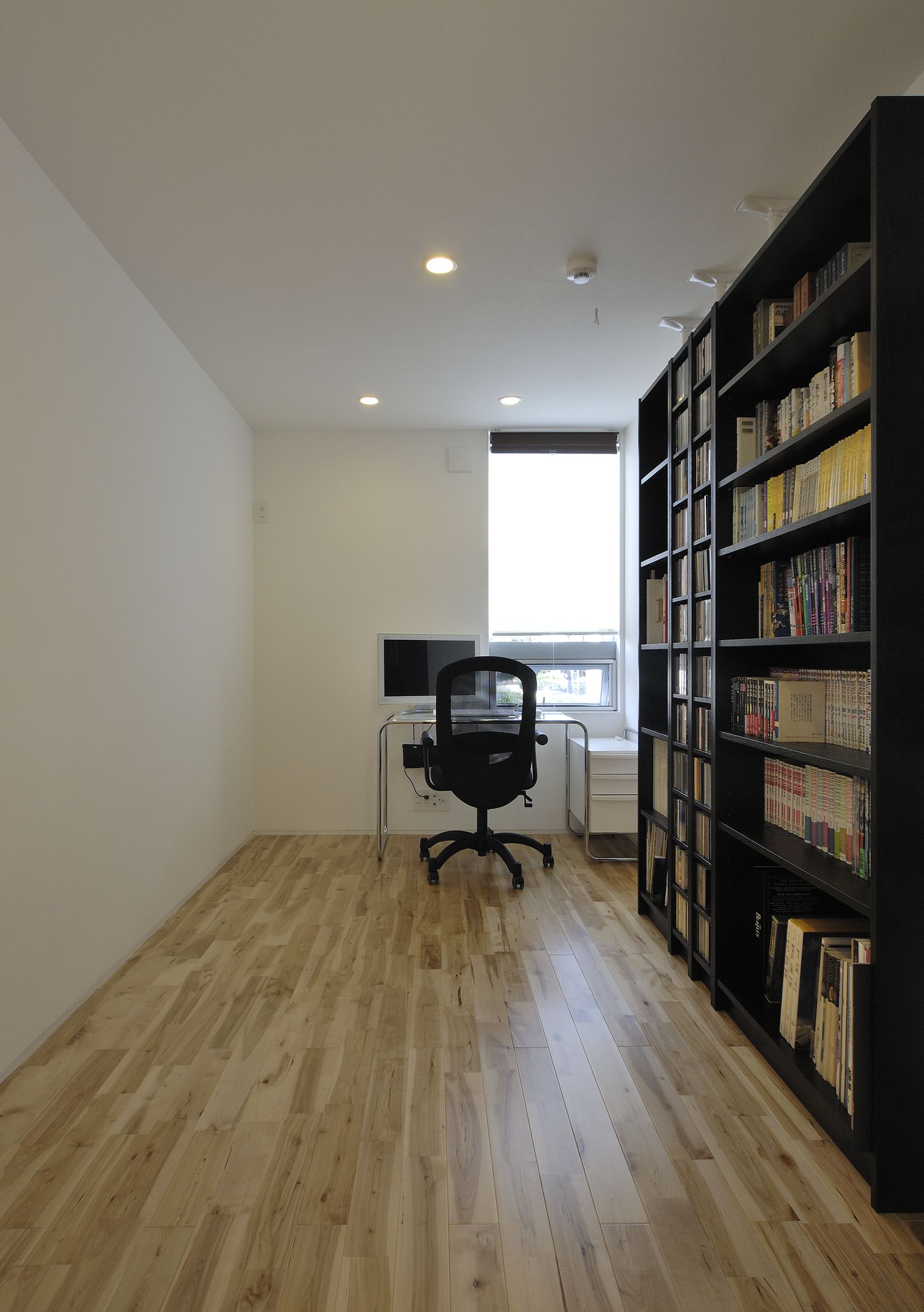 注文住宅・習志野市・書斎・シンプルな書斎・本棚のある書斎