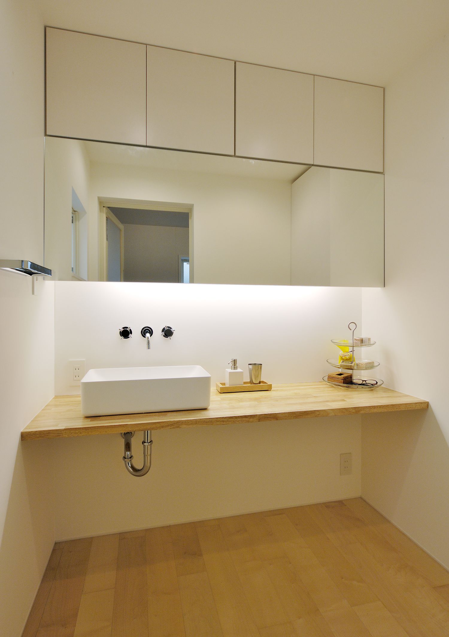 注文住宅・洗面所・おしゃれな洗面所・シンプルな洗面所