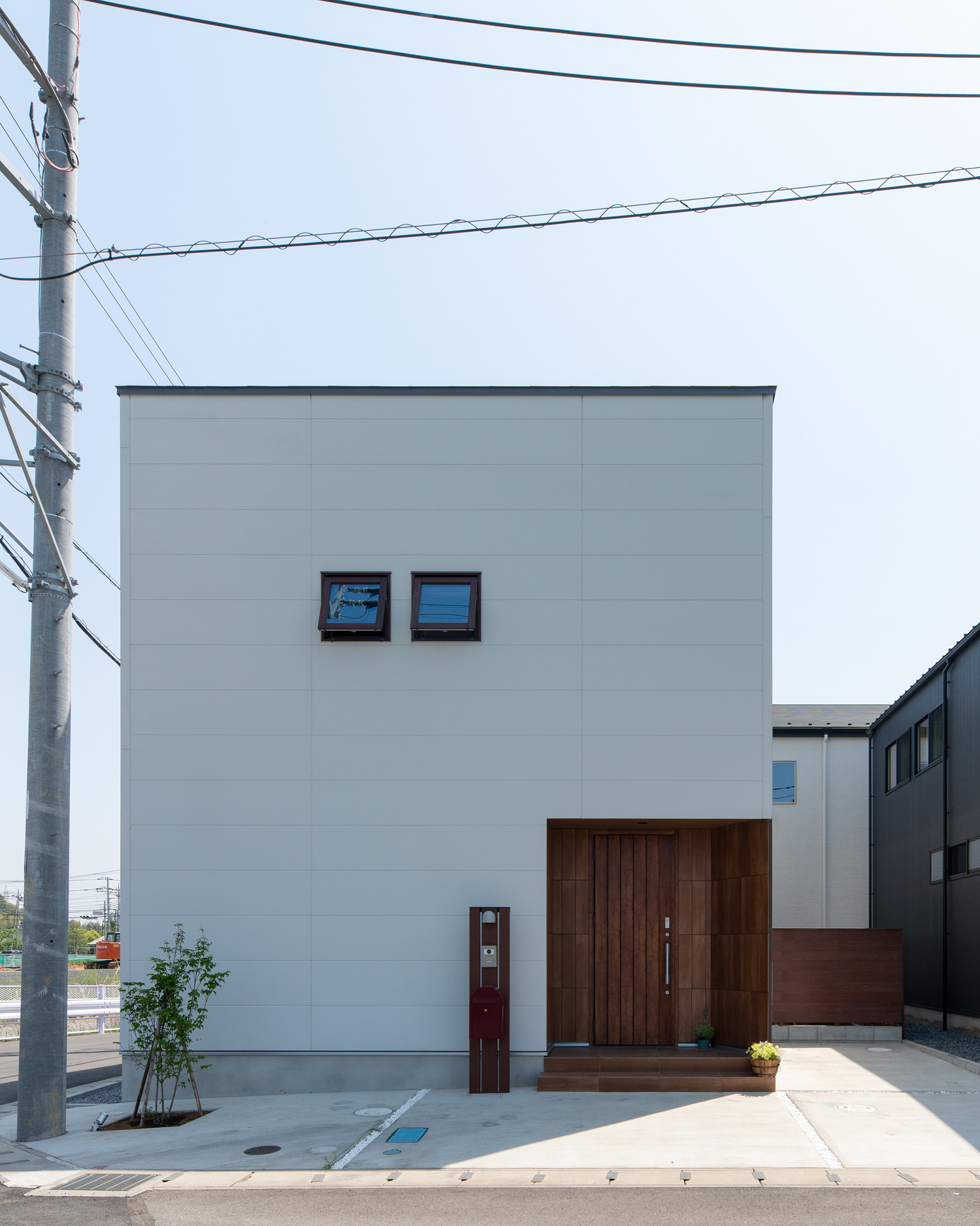 注文住宅『CASE647 ニコニコハウス』の建築実例・施⼯例の写真・建物外観全体 注文住宅・デザイン住宅建築実例_『CASE647 ニコニコハウス』_外観