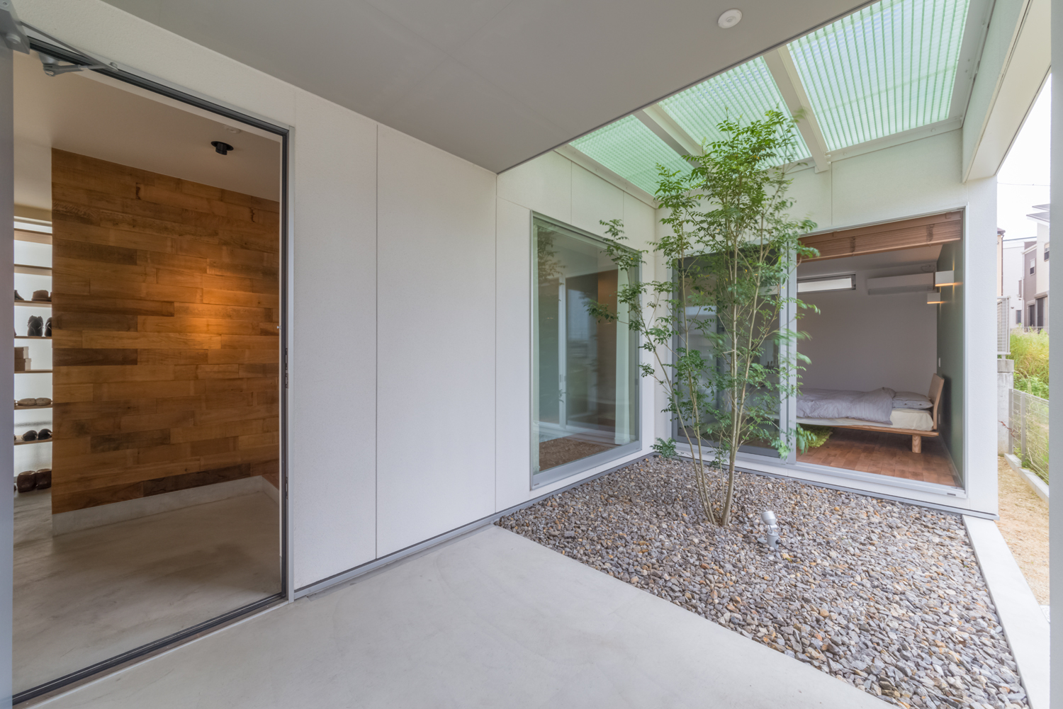 注文住宅・デザイン住宅建築実例_中庭