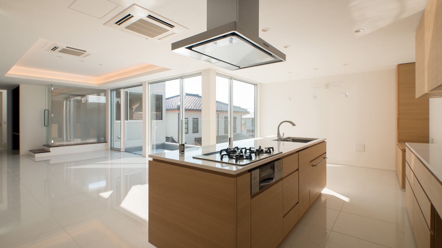 注文住宅・デザイン住宅建築実例_LDK 注文住宅・デザイン住宅建築実例_『CASE574 TRANQUIL- HOUSE』_LDK