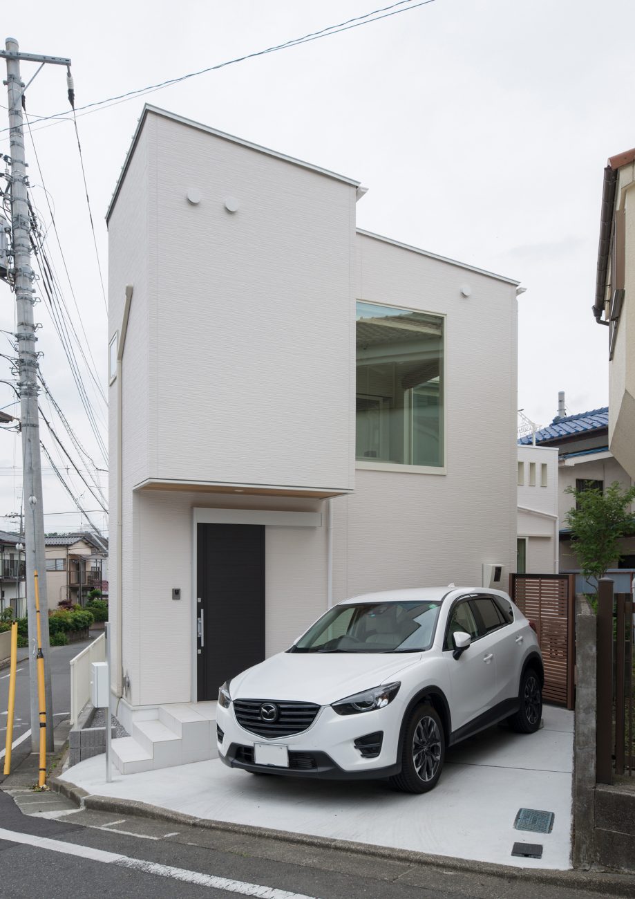 デザイン住宅建築実例_外観・注文住宅『CASE580 cherishing　house』の建築実例・施⼯例の写真・建物外観全体 注文住宅・デザイン住宅建築実例_『CASE580 cherishing　house』_外観