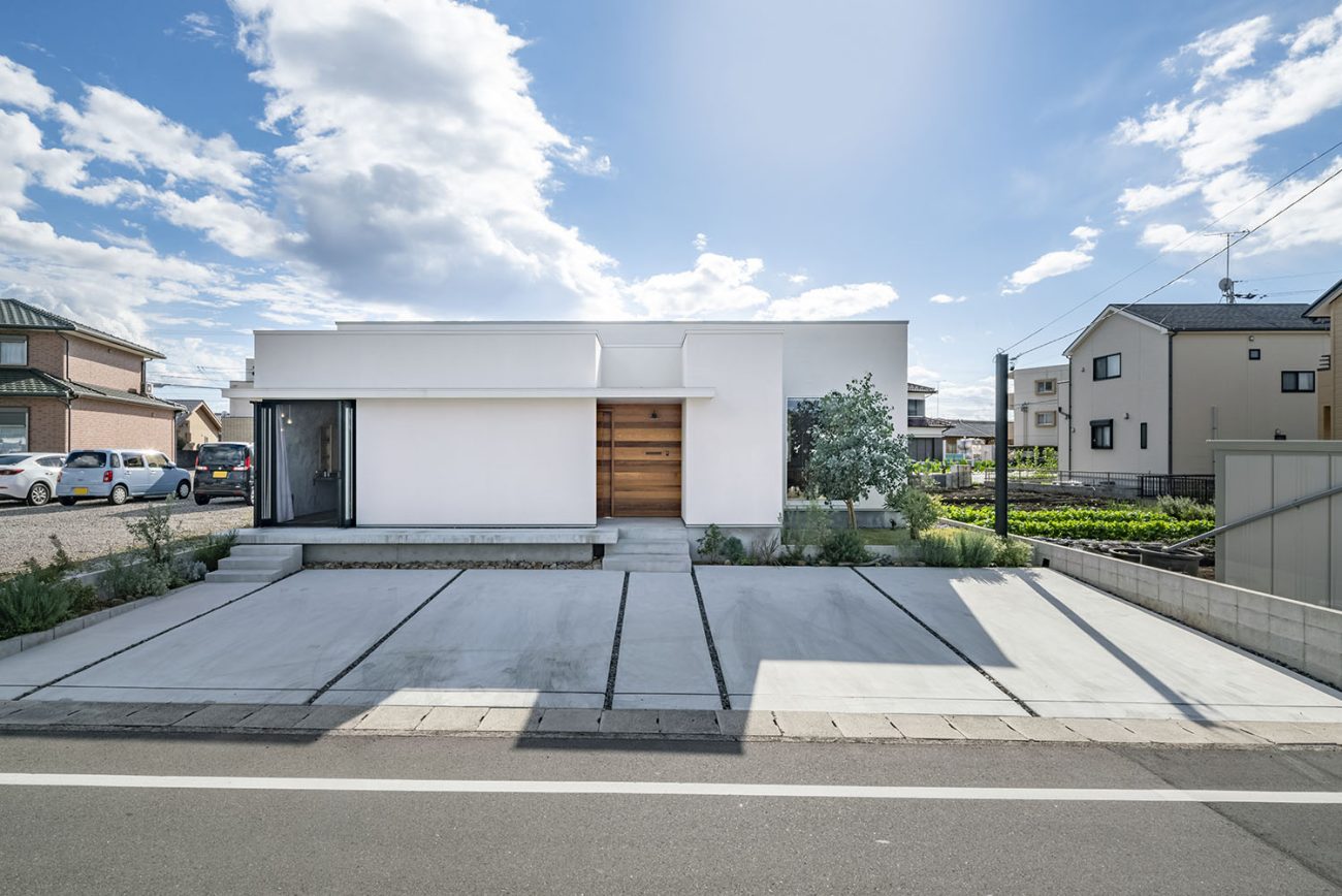 注文住宅『CASE661 環(めぐる)いえ』の建築実例・建物外観全体 注文住宅・デザイン住宅建築実例_『CASE661 環(めぐる)いえ』_外観