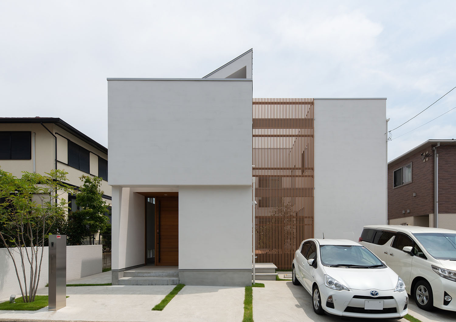 注文住宅『CASE663 シークエンス』の建築実例・建物外観全体 注文住宅・デザイン住宅建築実例_『CASE663 シークエンス』_外観