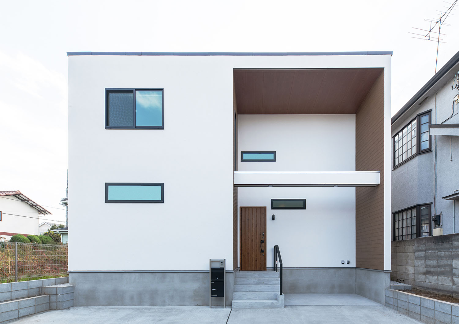 注文住宅『CASE668 square up』の建築実例・建物外観全体 注文住宅・デザイン住宅建築実例_『CASE668 square up』_外観