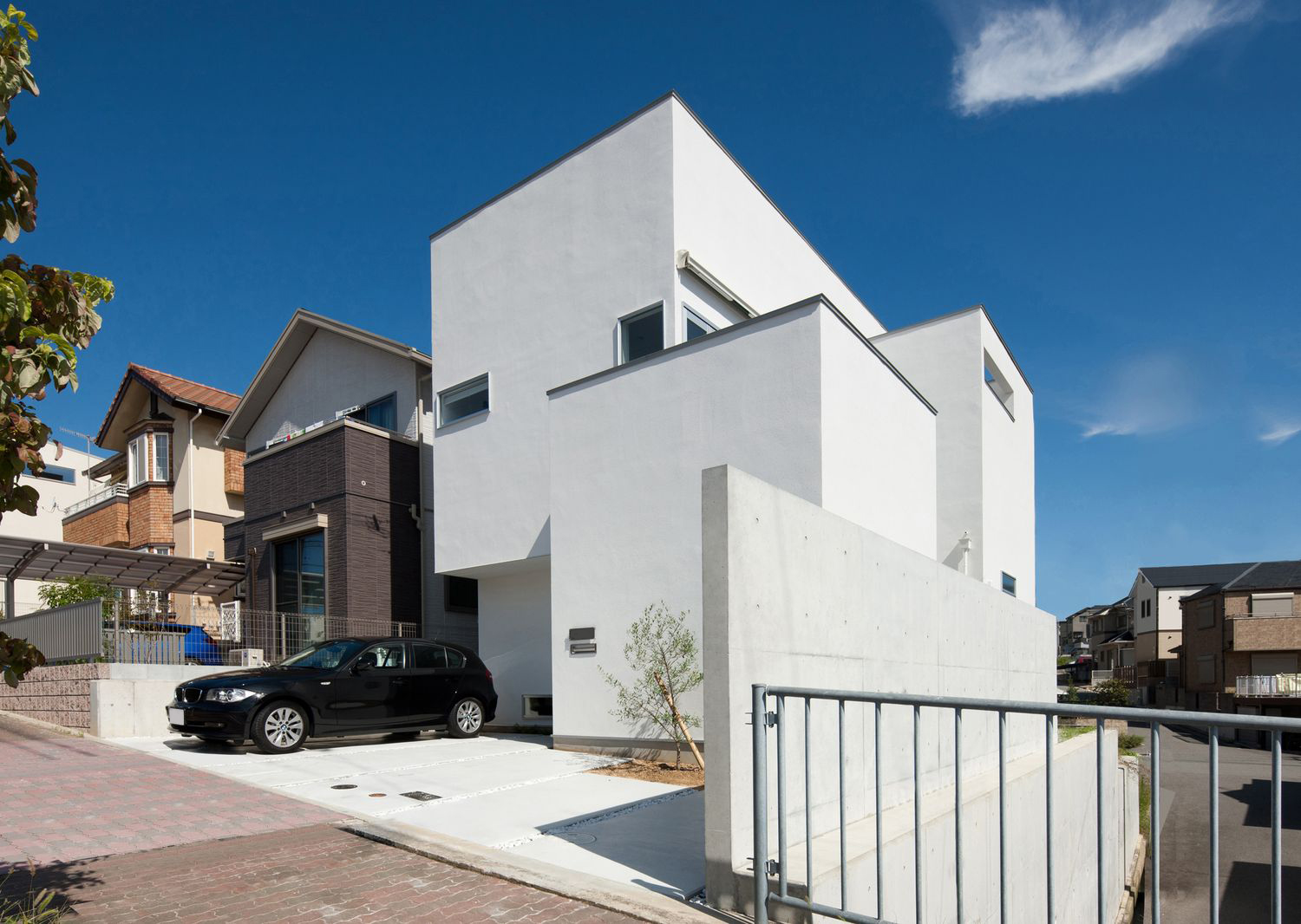 注文住宅・外観・シンプルな外観・スクエアな外観