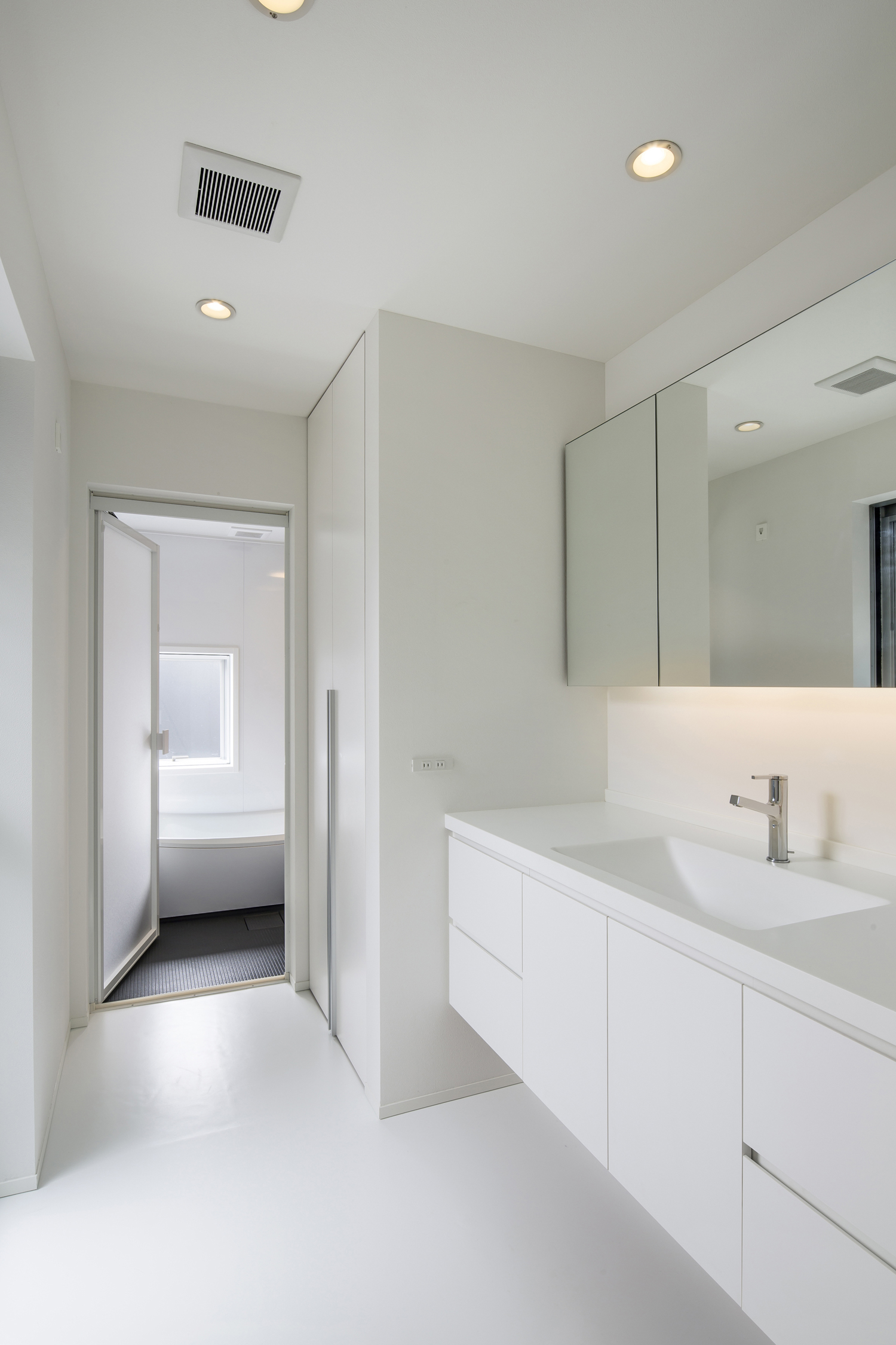 注文住宅・デザイン住宅建築実例_浴室・洗面所