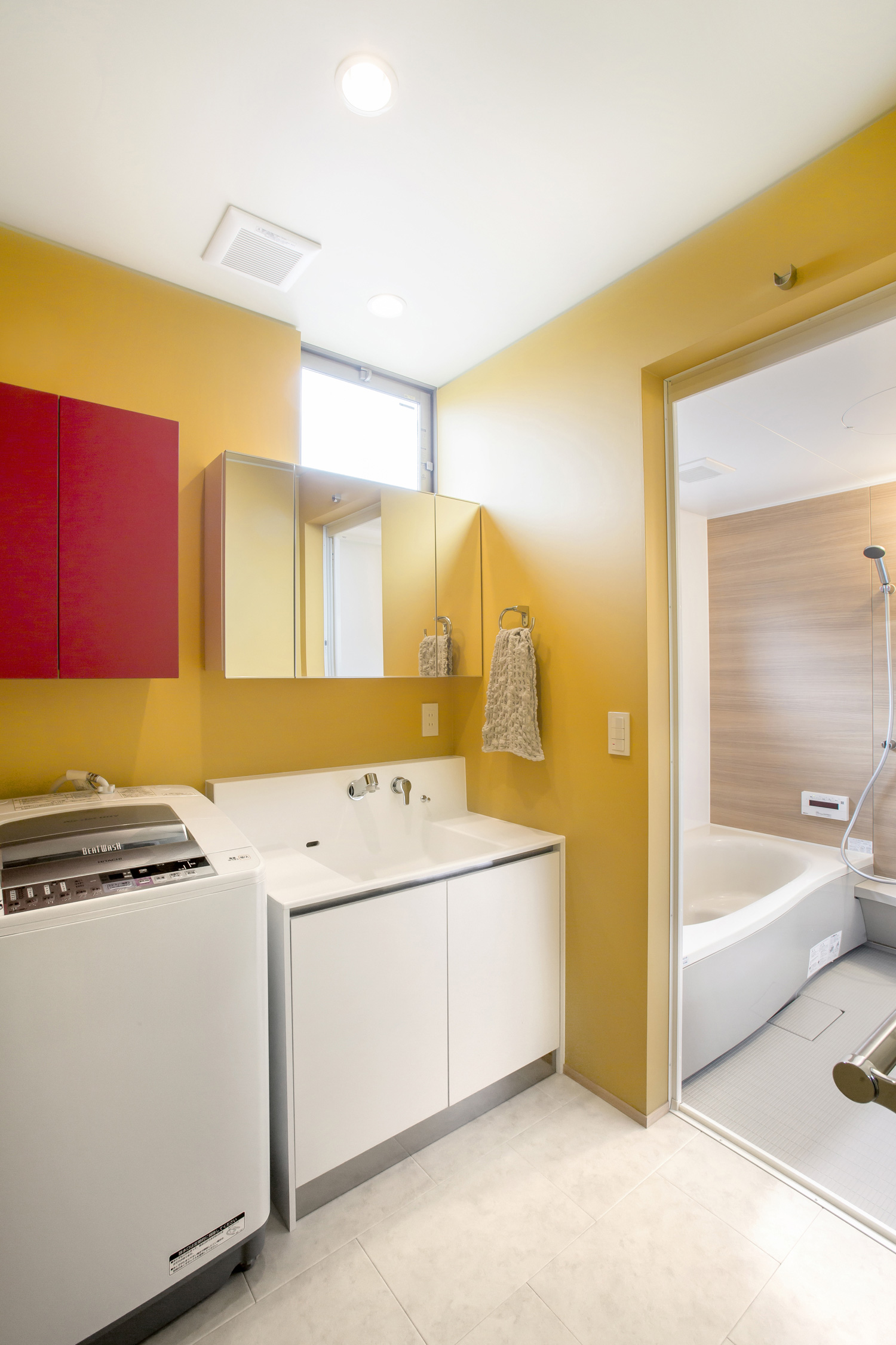 注文住宅・デザイン住宅建築実例_浴室・洗面所