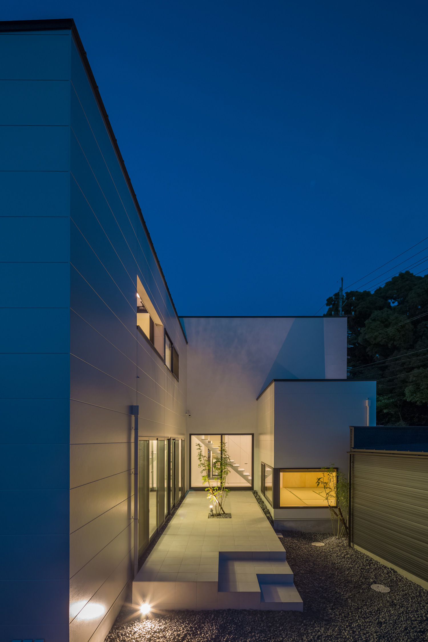 注文住宅・デザイン住宅建築実例_中庭