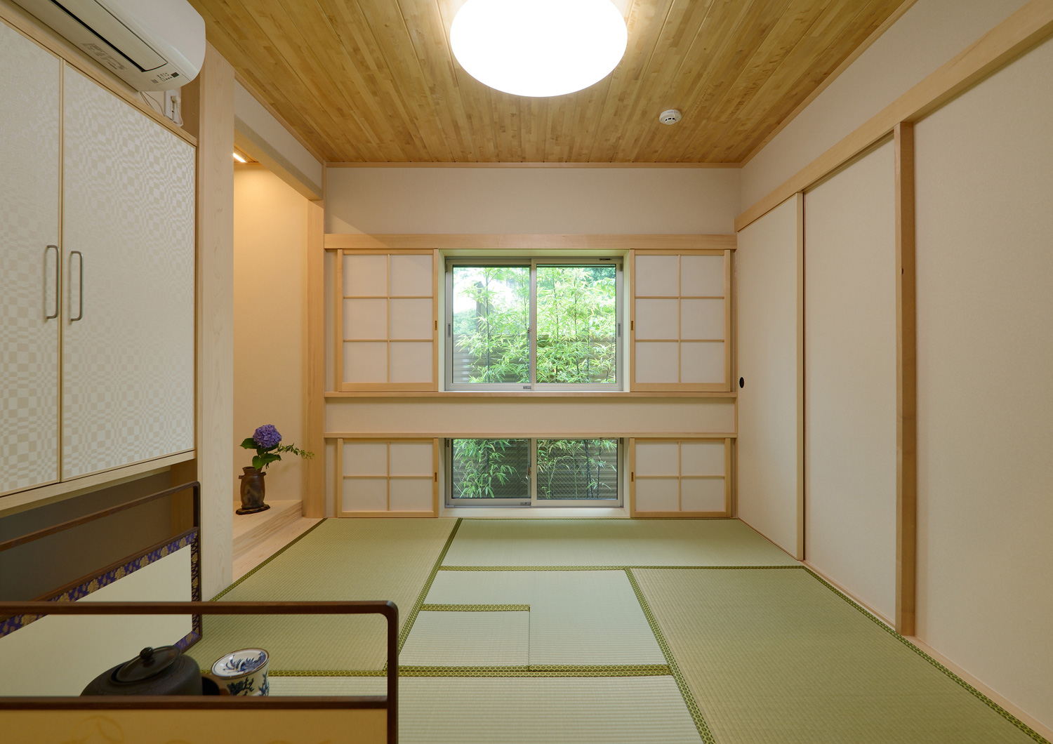 床の間や障子がある純和風の和室・デザイン住宅