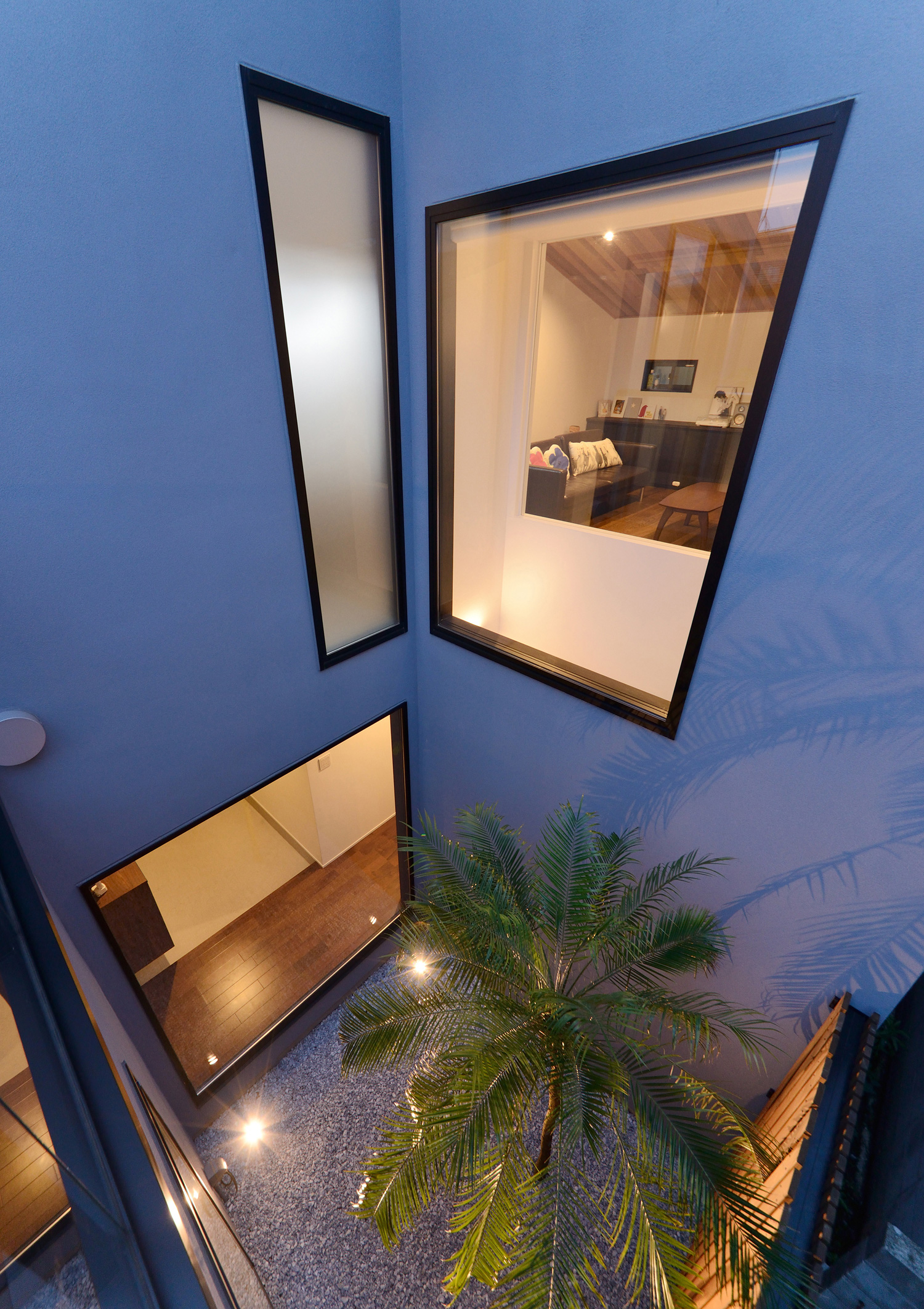 注文住宅・デザイン住宅建築実例_中庭