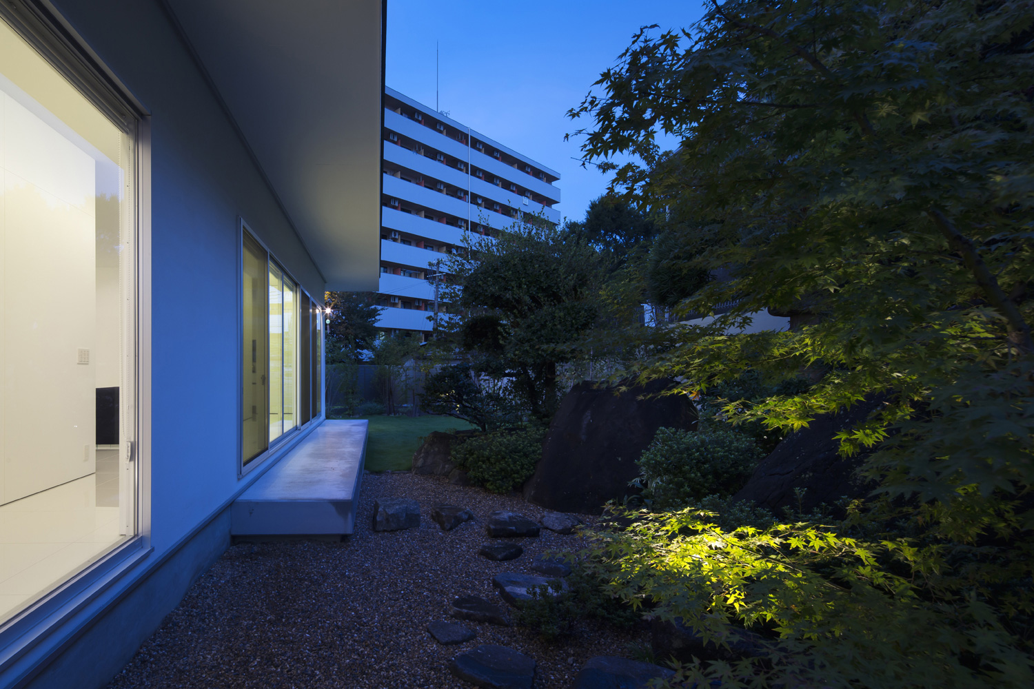 注文住宅・デザイン住宅建築実例_中庭