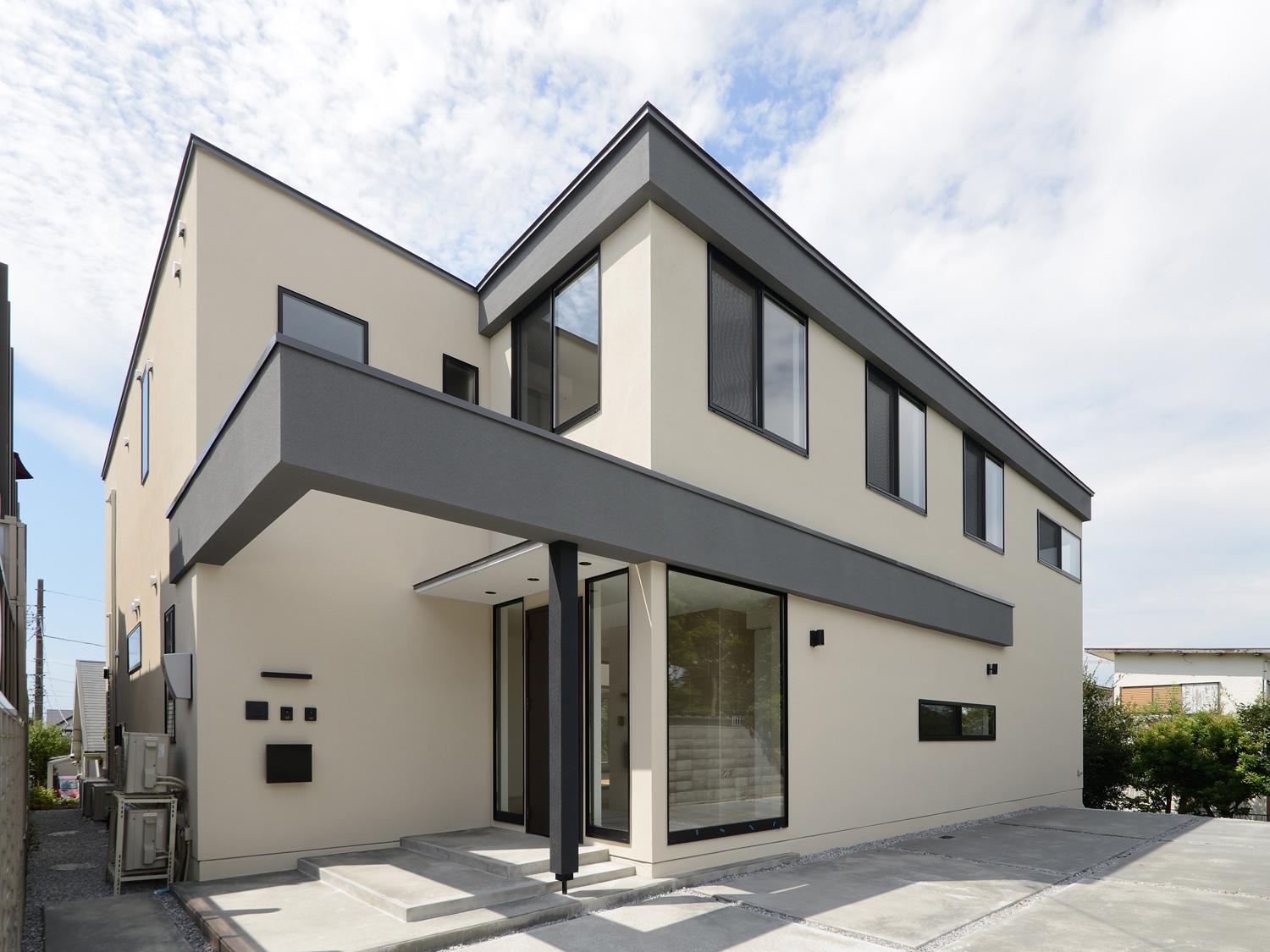 注文住宅・デザイン住宅建築実例_外観 注文住宅・デザイン住宅建築実例_『CASE442 海の見える回廊の家』_外観