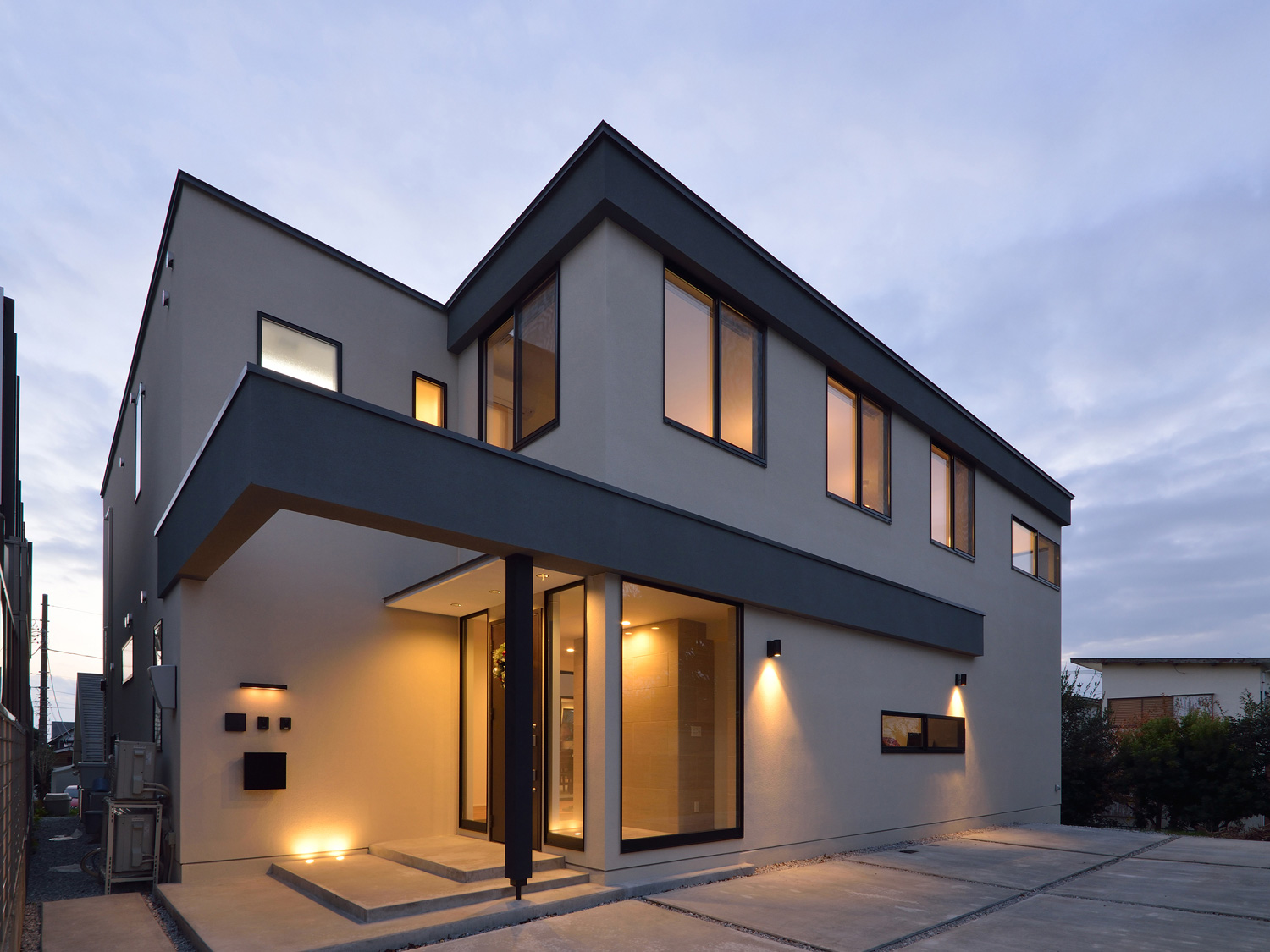 注文住宅・デザイン住宅建築実例_外観 注文住宅・デザイン住宅建築実例_『CASE442 海の見える回廊の家』_外観