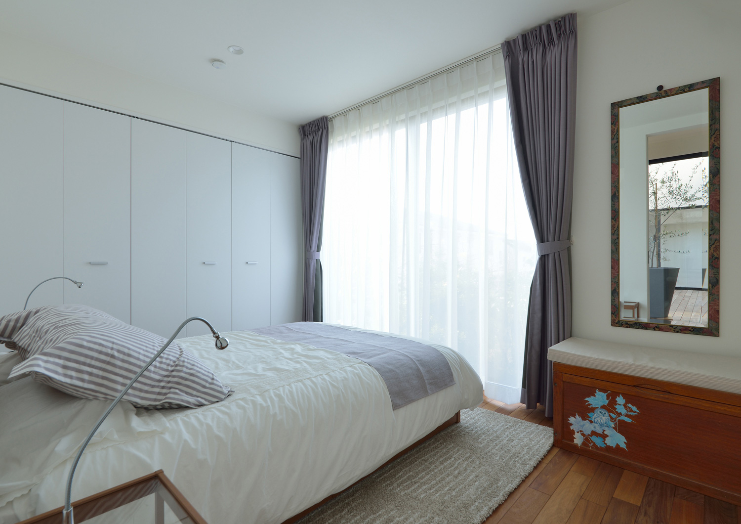 注文住宅・デザイン住宅建築実例_寝室 注文住宅・デザイン住宅建築実例_『CASE442 海の見える回廊の家』_寝室