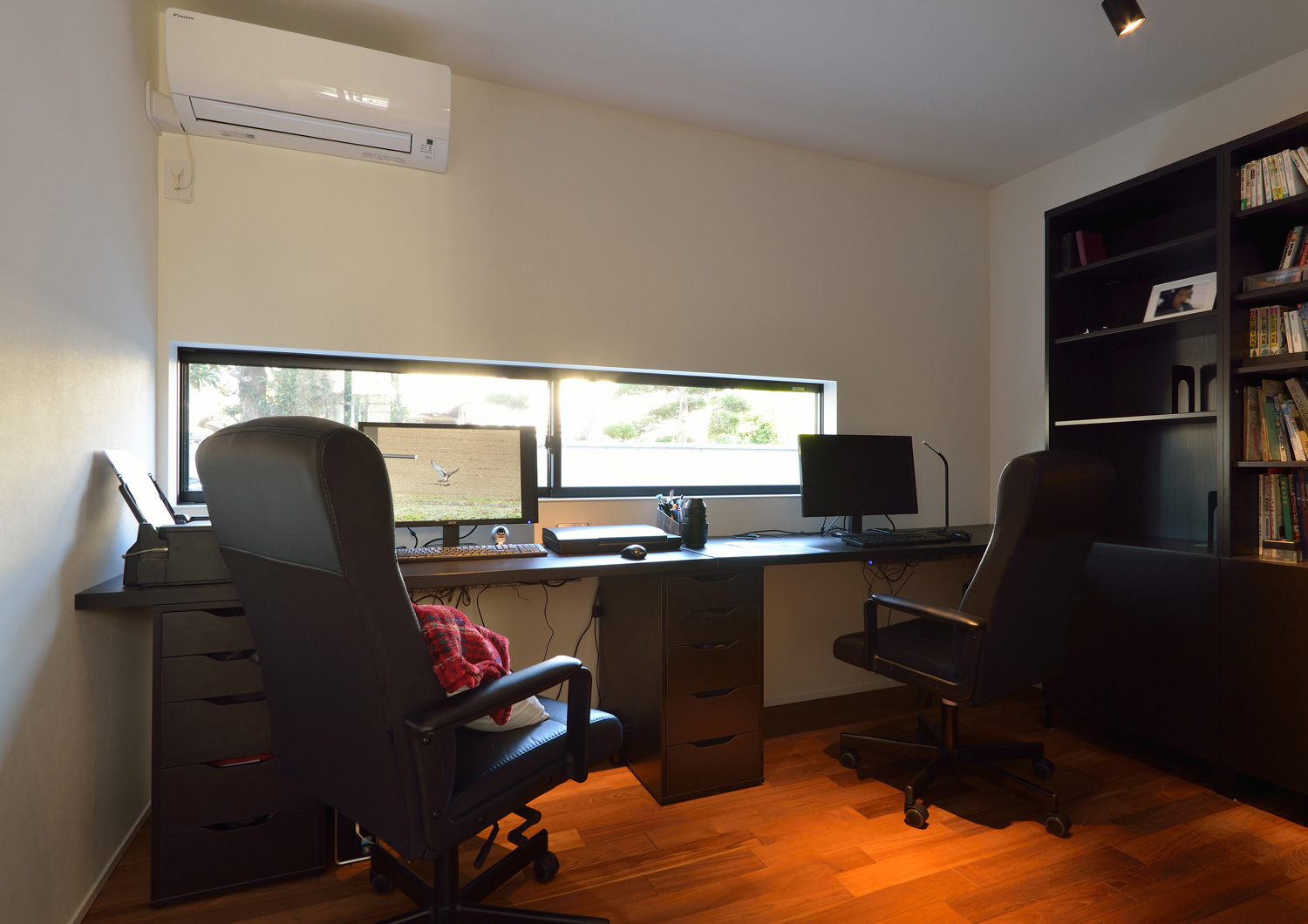 注文住宅・デザイン住宅建築実例_書斎 注文住宅・デザイン住宅建築実例_『CASE442 海の見える回廊の家』_書斎