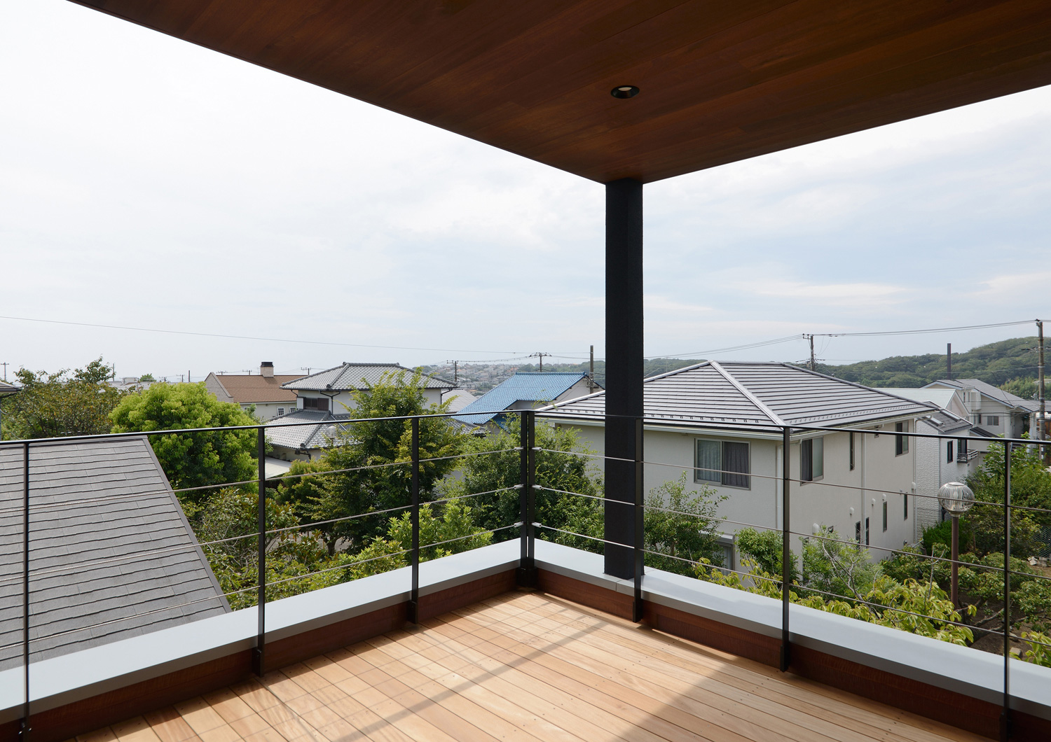 注文住宅・デザイン住宅建築実例_テラス・バルコニー 注文住宅・デザイン住宅建築実例_『CASE442 海の見える回廊の家』_テラス・バルコニー