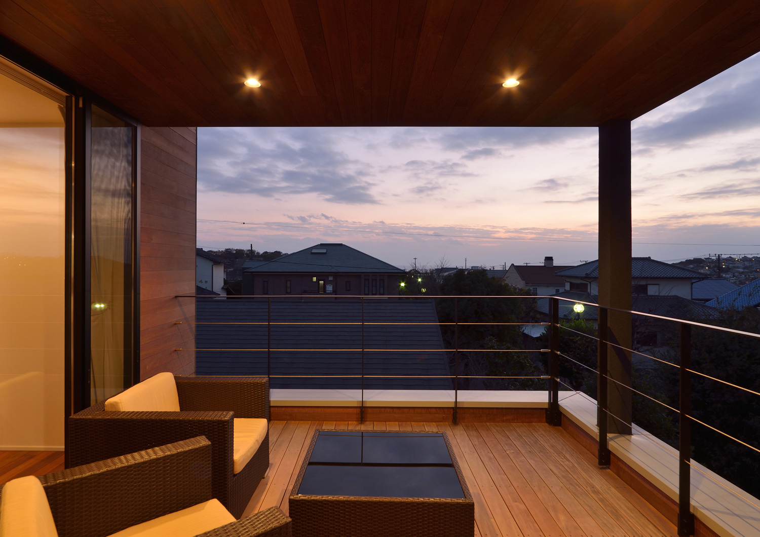 注文住宅・デザイン住宅建築実例_テラス・バルコニー 注文住宅・デザイン住宅建築実例_『CASE442 海の見える回廊の家』_テラス・バルコニー