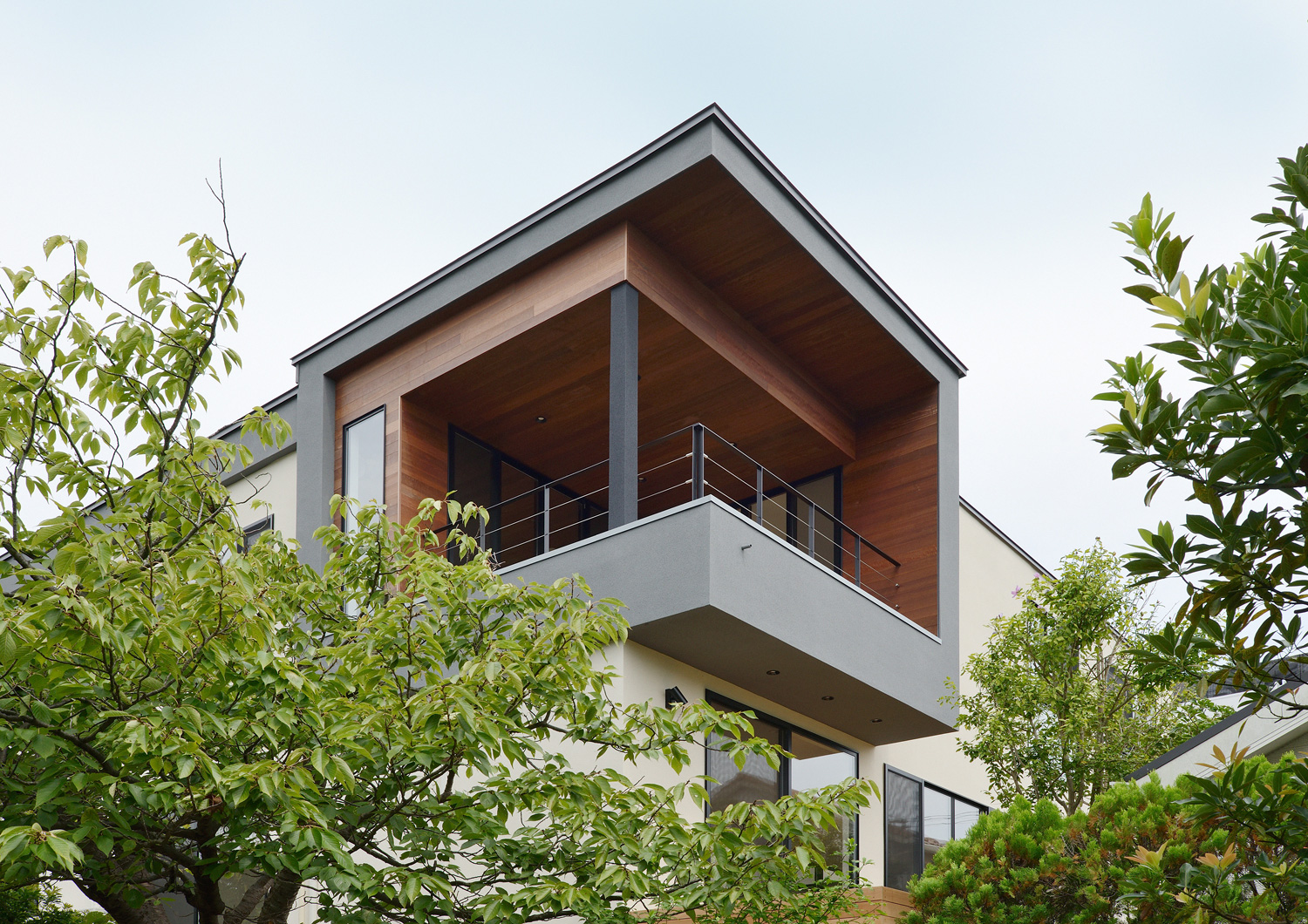 注文住宅・デザイン住宅建築実例_テラス・バルコニー 注文住宅・デザイン住宅建築実例_『CASE442 海の見える回廊の家』_テラス・バルコニー