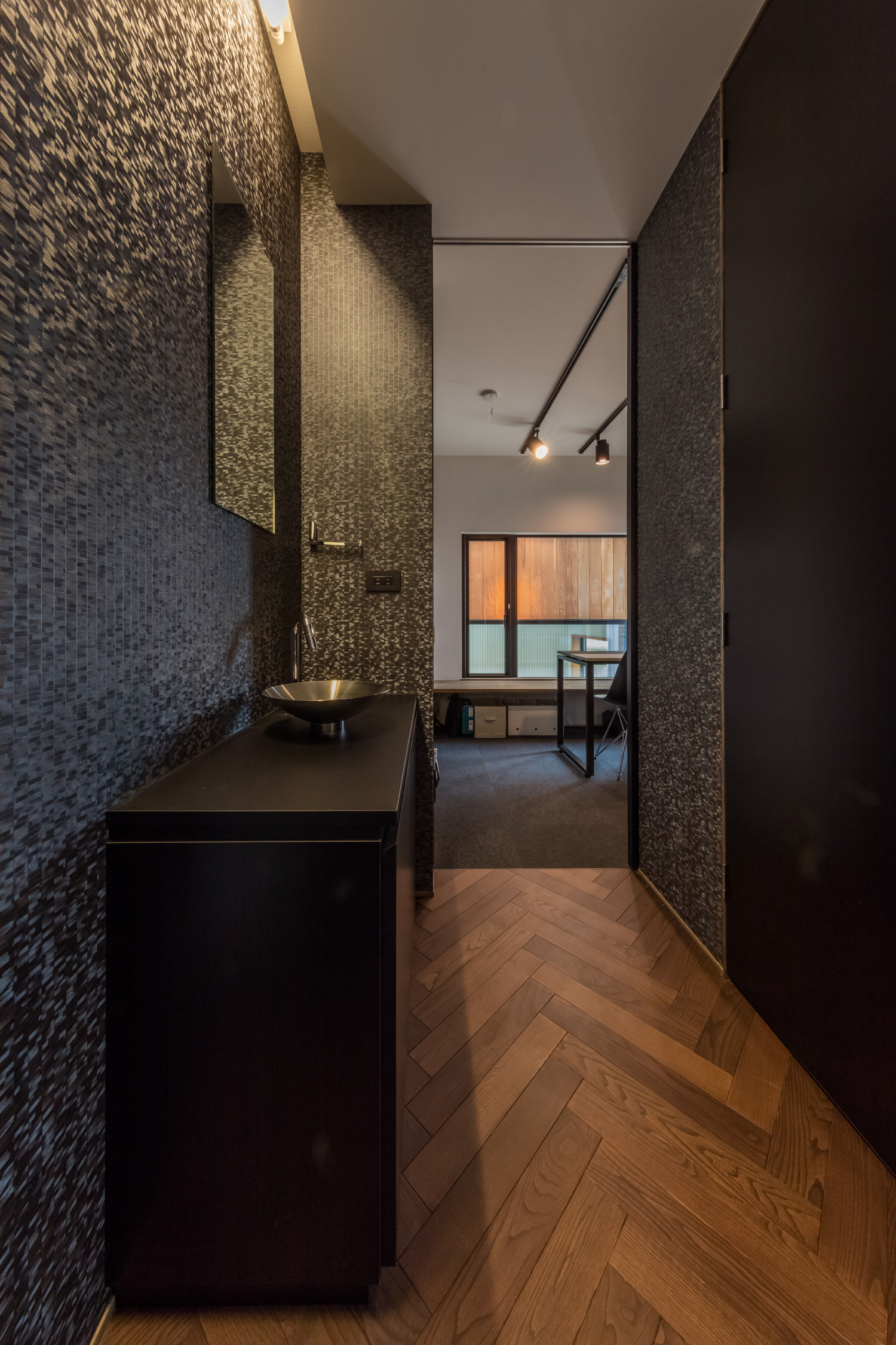 注文住宅・デザイン住宅建築実例_書斎 注文住宅・デザイン住宅建築実例_『CASE443 L-BOX』_書斎