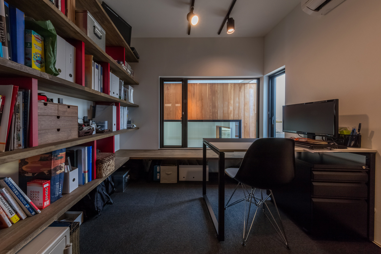 注文住宅・デザイン住宅建築実例_書斎 注文住宅・デザイン住宅建築実例_『CASE443 L-BOX』_書斎