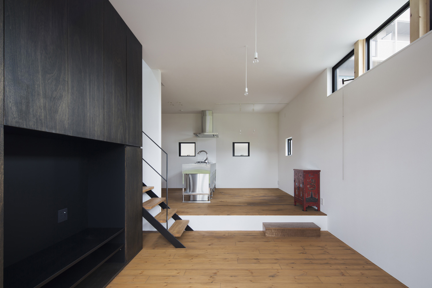 注文住宅・デザイン住宅建築実例_LDK 注文住宅・デザイン住宅建築実例_『CASE446 7層の住宅』_LDK