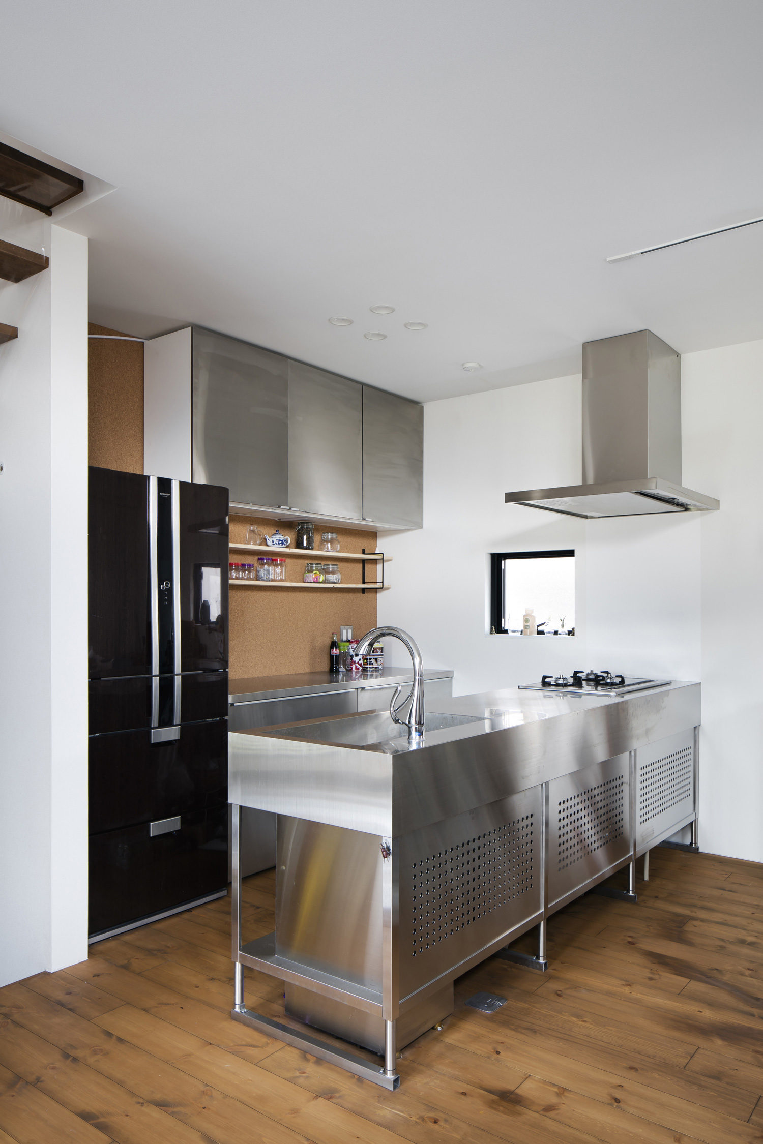 注文住宅・デザイン住宅建築実例_キッチン 注文住宅・デザイン住宅建築実例_『CASE446 7層の住宅』_キッチン