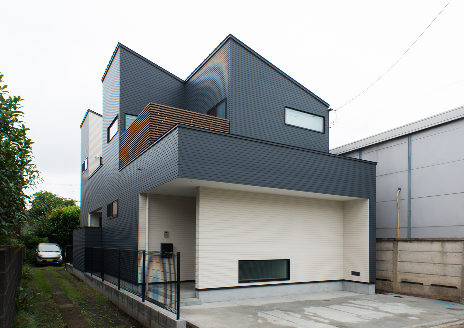 注文住宅・デザイン住宅建築実例_外観 注文住宅・デザイン住宅建築実例_『CASE457 stripe』_外観