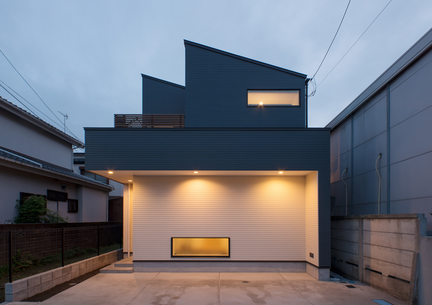 注文住宅・デザイン住宅建築実例_外観 注文住宅・デザイン住宅建築実例_『CASE457 stripe』_外観