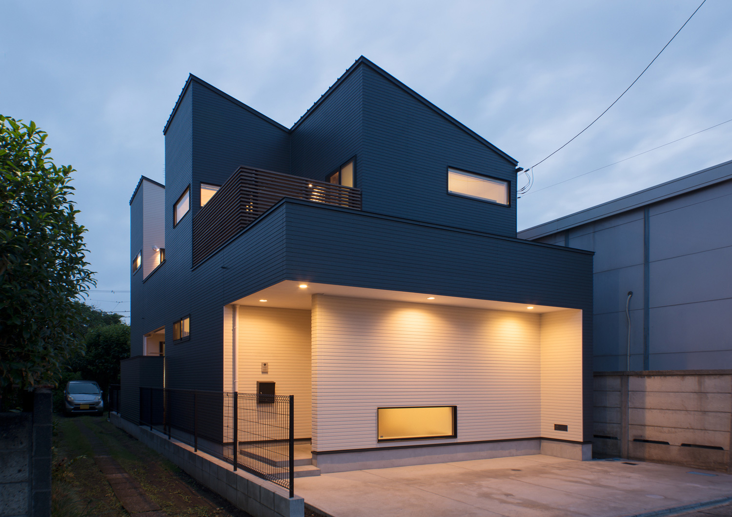 注文住宅・デザイン住宅建築実例_外観 注文住宅・デザイン住宅建築実例_『CASE457 stripe』_外観