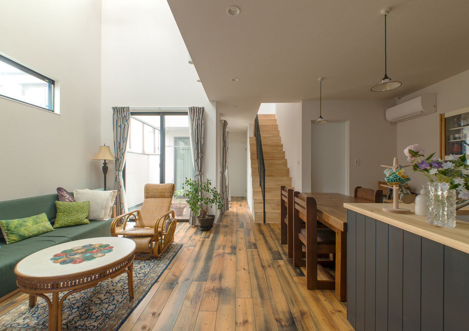 注文住宅・デザイン住宅建築実例_LDK 注文住宅・デザイン住宅建築実例_『CASE457 stripe』_LDK