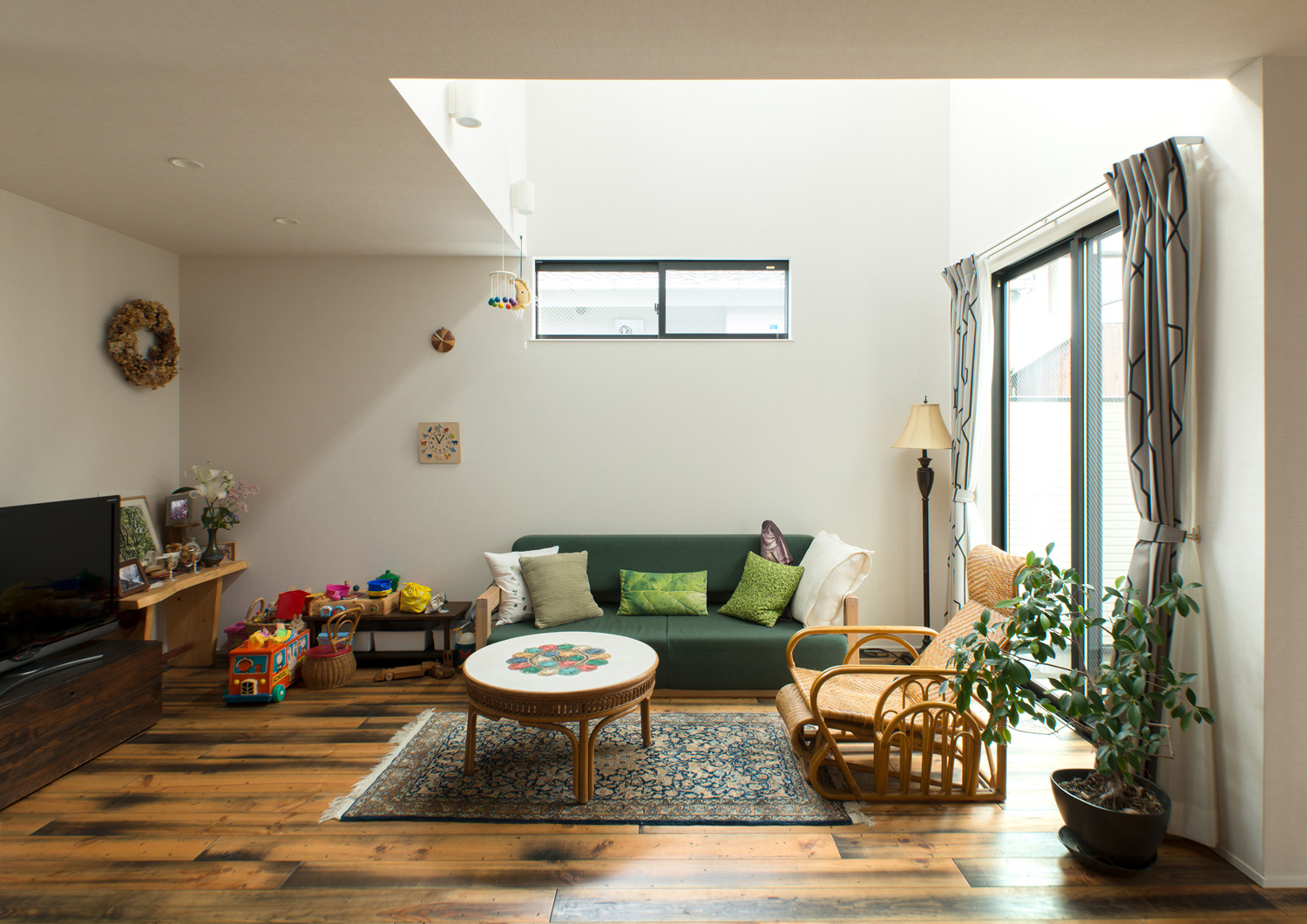 注文住宅・デザイン住宅建築実例_LDK 注文住宅・デザイン住宅建築実例_『CASE457 stripe』_LDK