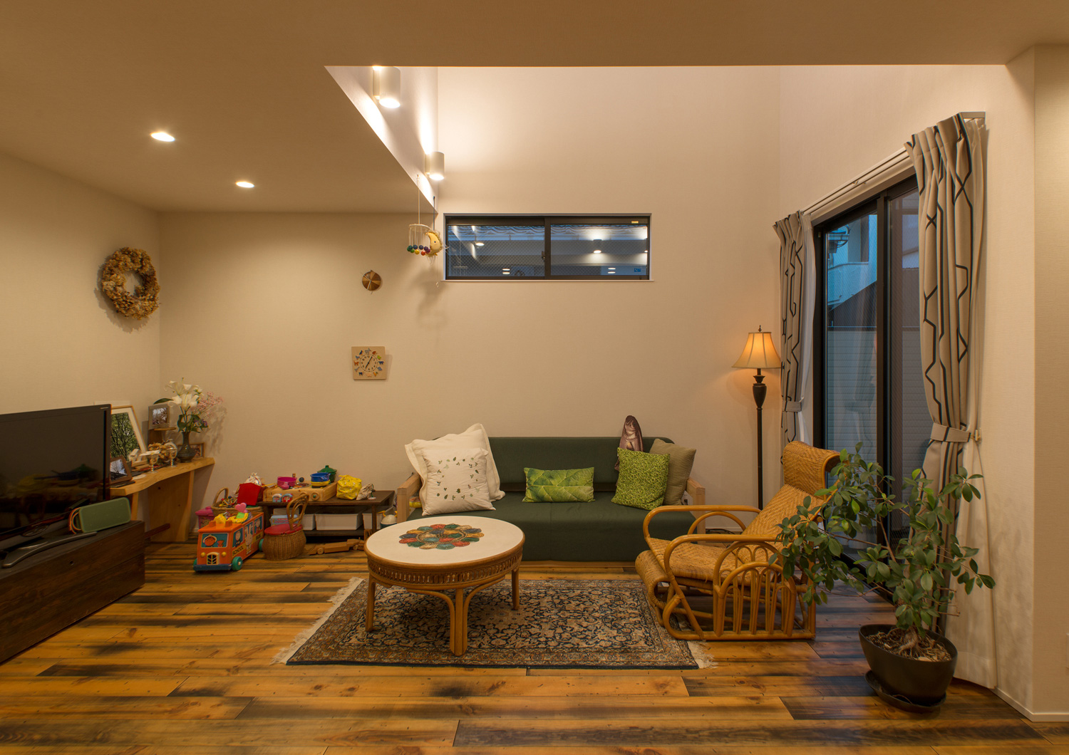 注文住宅・デザイン住宅建築実例_LDK 注文住宅・デザイン住宅建築実例_『CASE457 stripe』_LDK