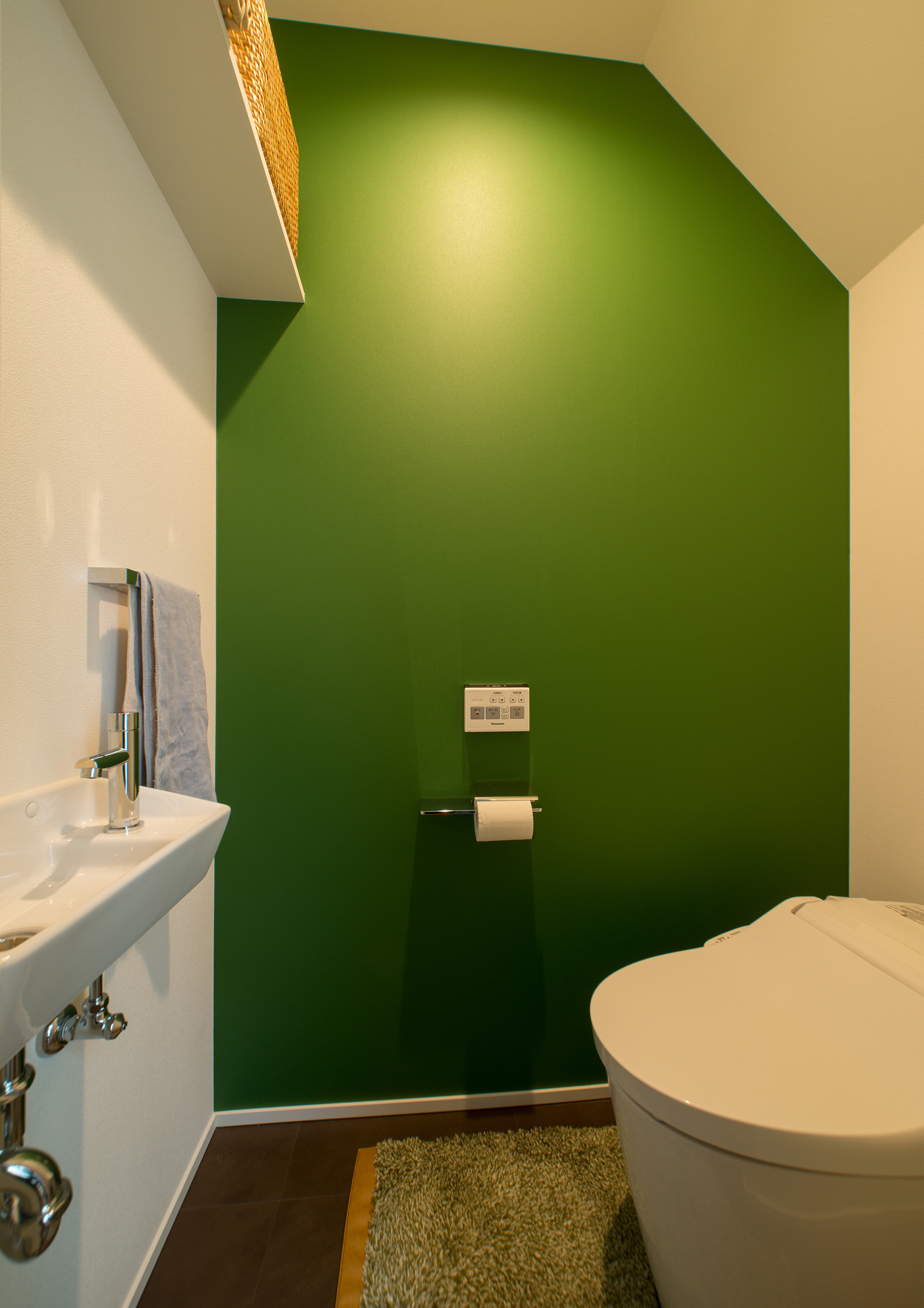 注文住宅・デザイン住宅建築実例_トイレ 注文住宅・デザイン住宅建築実例_『CASE457 stripe』_トイレ