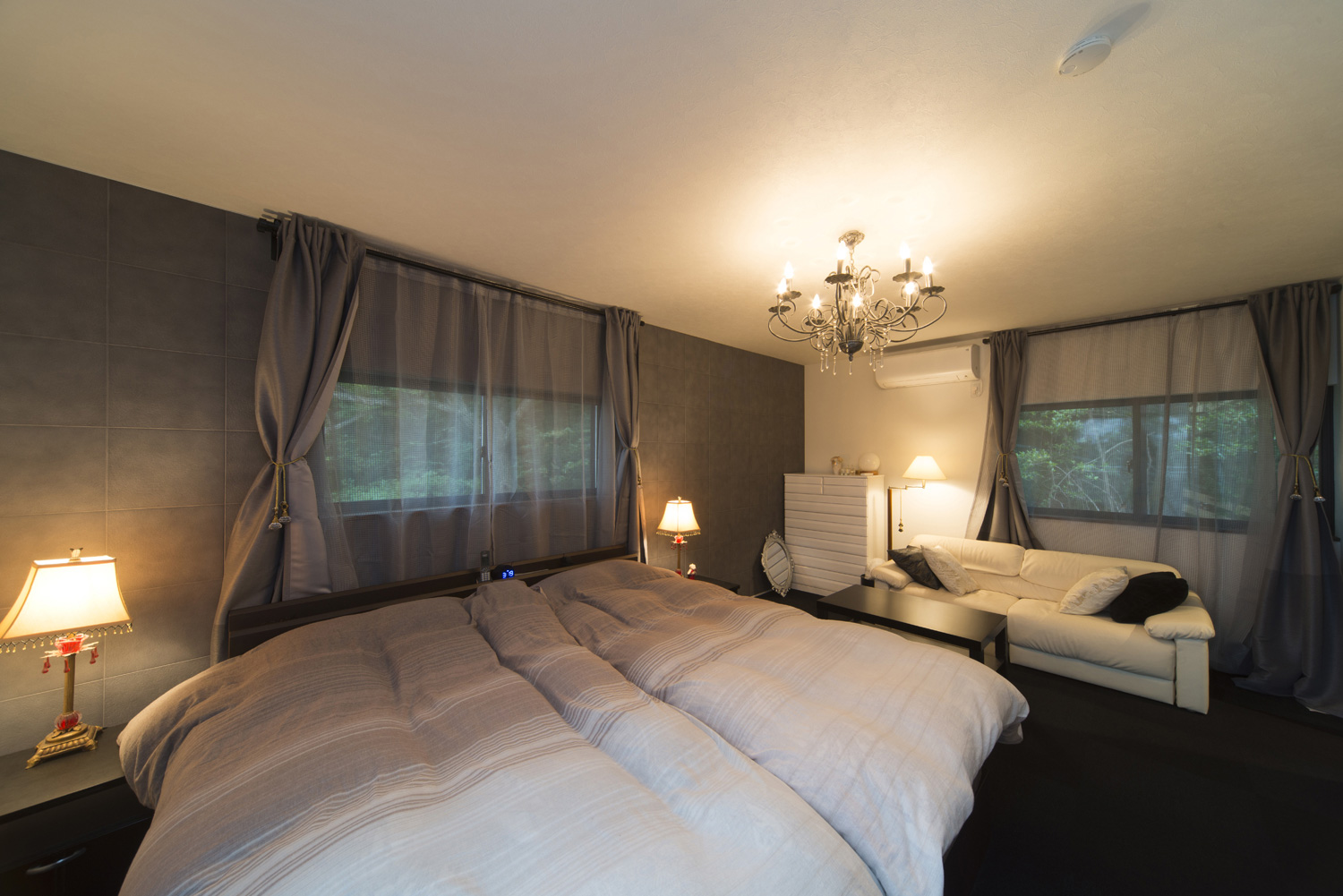 注文住宅・デザイン住宅建築実例_寝室 注文住宅・デザイン住宅建築実例_『CASE458 森の中の家』_寝室