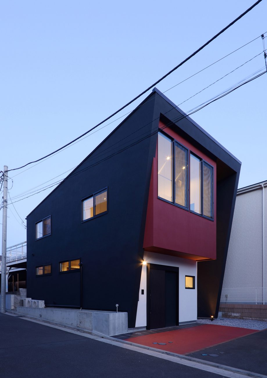 キューブ状のスタイリッシュな外観・デザイン住宅 注文住宅・デザイン住宅建築実例_『CASE467 color cube』_外観
