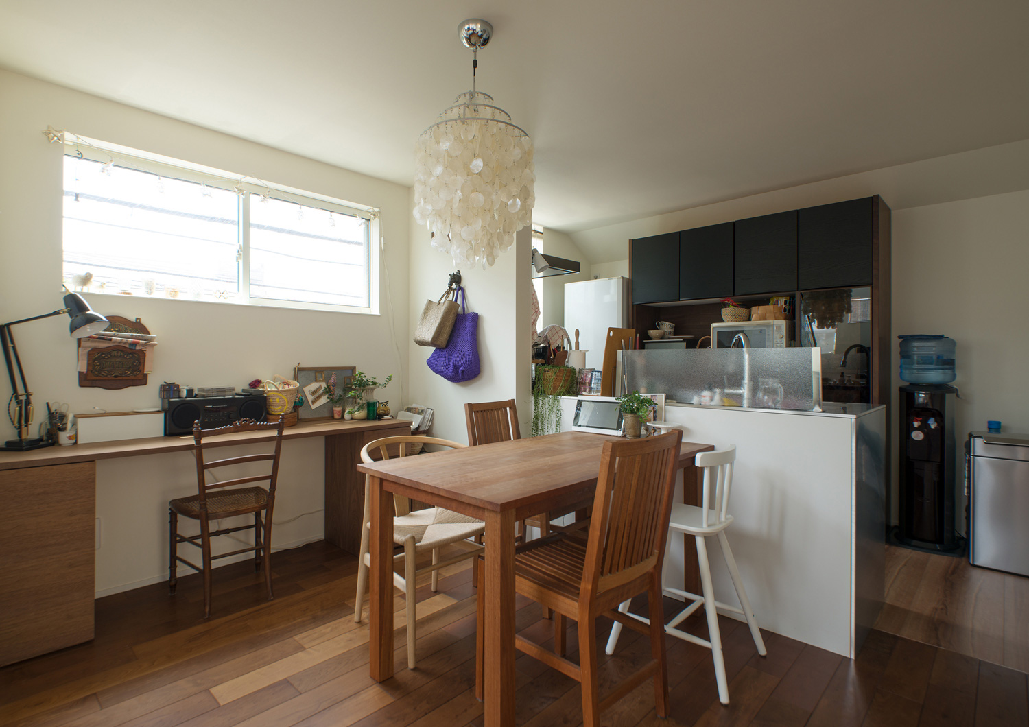 アンティーク調のインテリアがあるおしゃれなLDK・デザイン住宅 注文住宅・デザイン住宅建築実例_『CASE475 エクリュ』_LDK