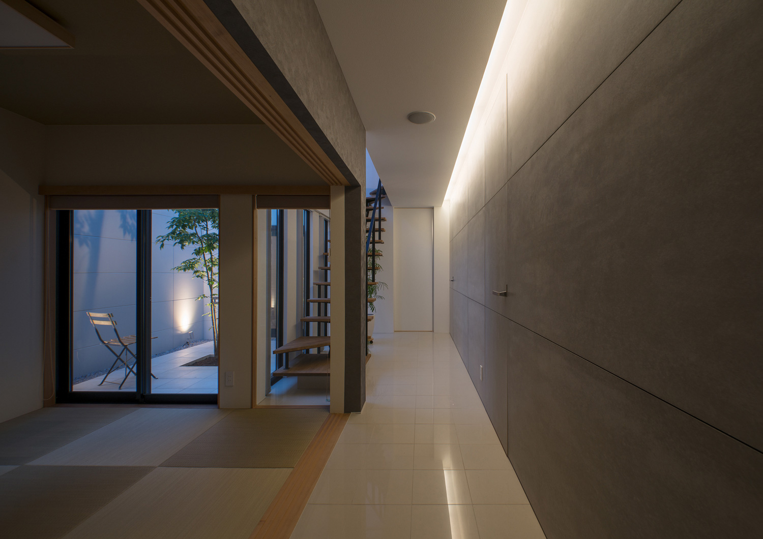 注文住宅・デザイン住宅建築実例_ 注文住宅・デザイン住宅建築実例_『CASE477 とじる・ひらく』_廊下