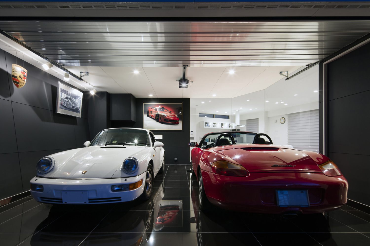 注文住宅・デザイン住宅建築実例_LDK 注文住宅・デザイン住宅建築実例_『CASE479 セカンドハウス 宙』_ガレージ