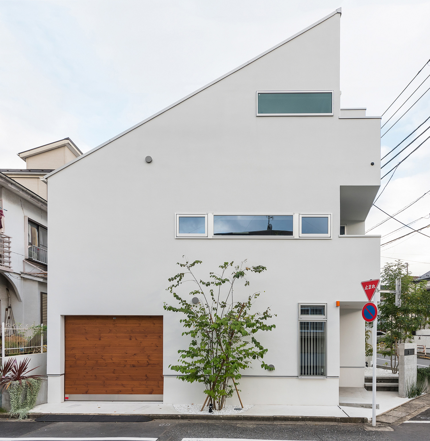 注文住宅・デザイン住宅建築実例_外観 注文住宅・デザイン住宅建築実例_『CASE488 都市型コンパクト住宅』_外観