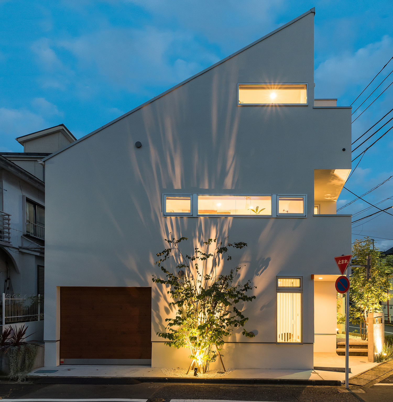 注文住宅・デザイン住宅建築実例_外観 注文住宅・デザイン住宅建築実例_『CASE488 都市型コンパクト住宅』_外観