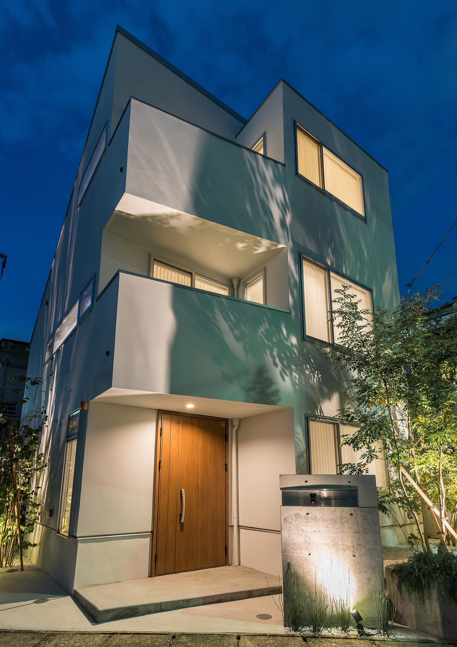 注文住宅・デザイン住宅建築実例_外観 注文住宅・デザイン住宅建築実例_『CASE488 都市型コンパクト住宅』_外観